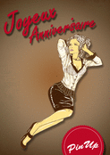 Pin-up enjou&eacute;e pour un anniversaire styl&eacute;
